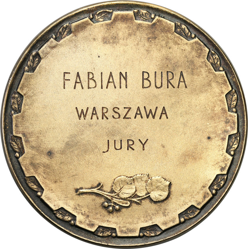 Czechosłowacja. Medal Wystaw Filatelistyczna 1955, Praga, srebro